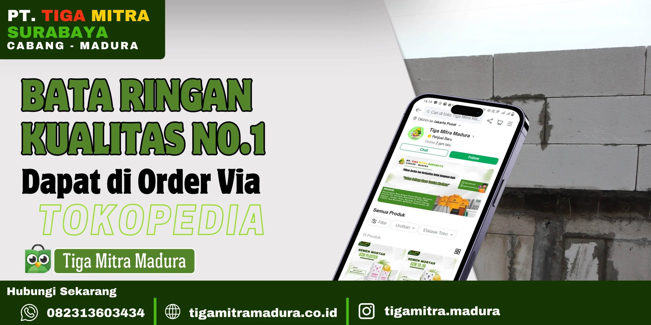 Jual Bata Ringan Bangkalan 2024