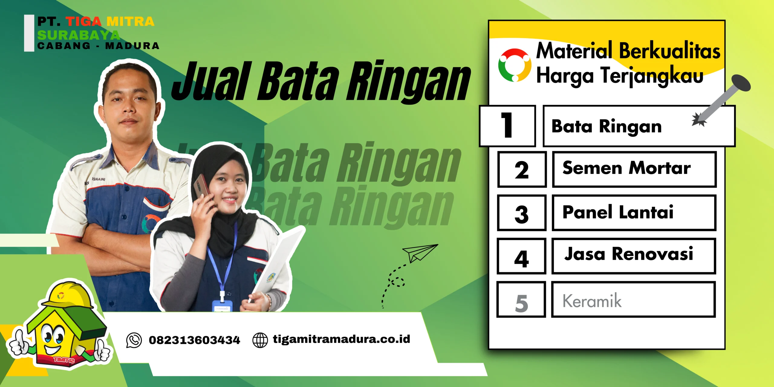 Jual Bata Ringan Pasongsongan 2024