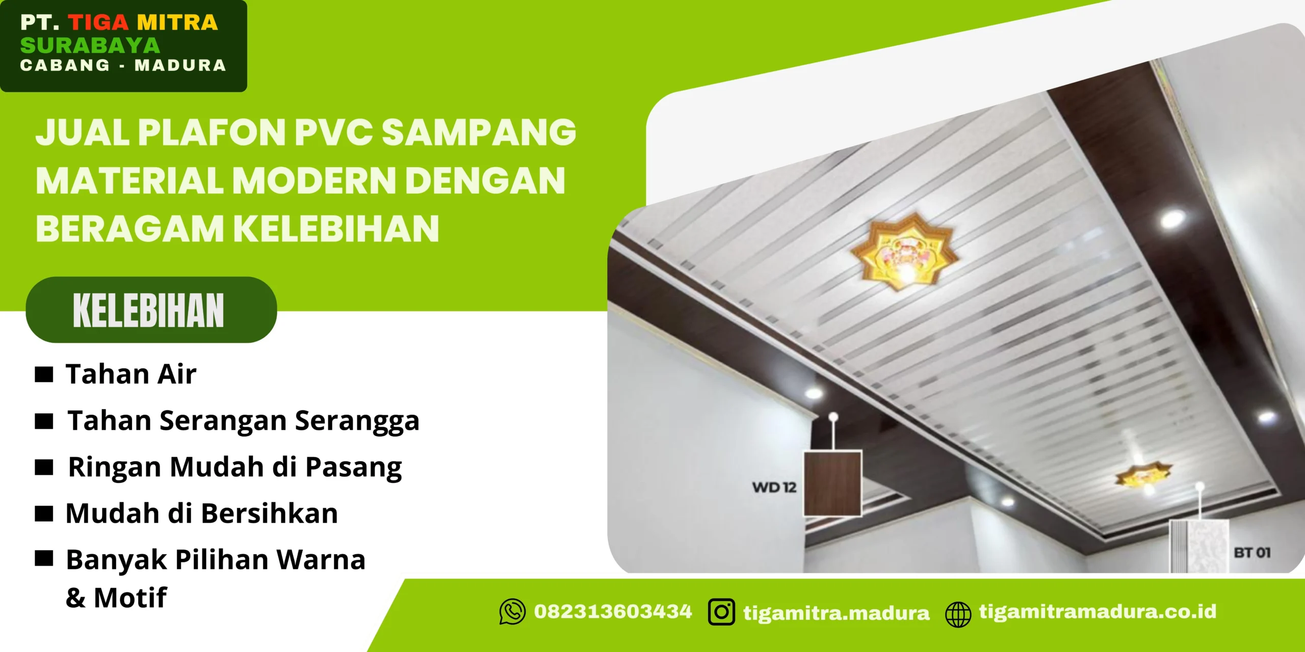 Jual Plafon PVC Sampang