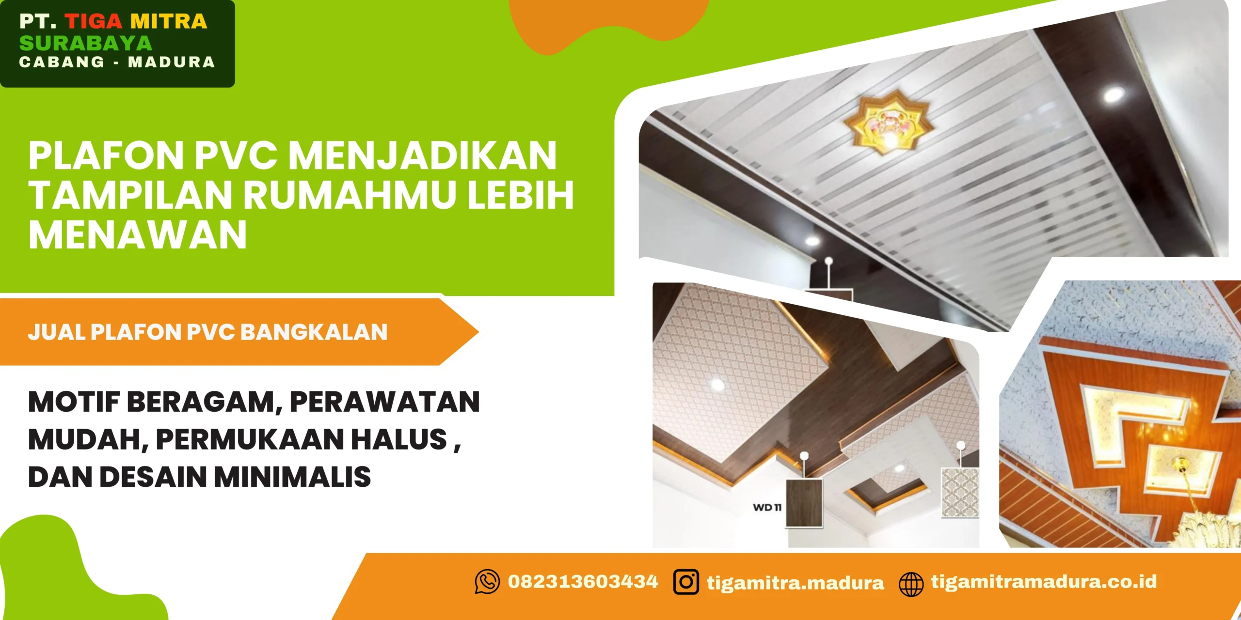 Jual Plafon PVC Murah Bangkalan