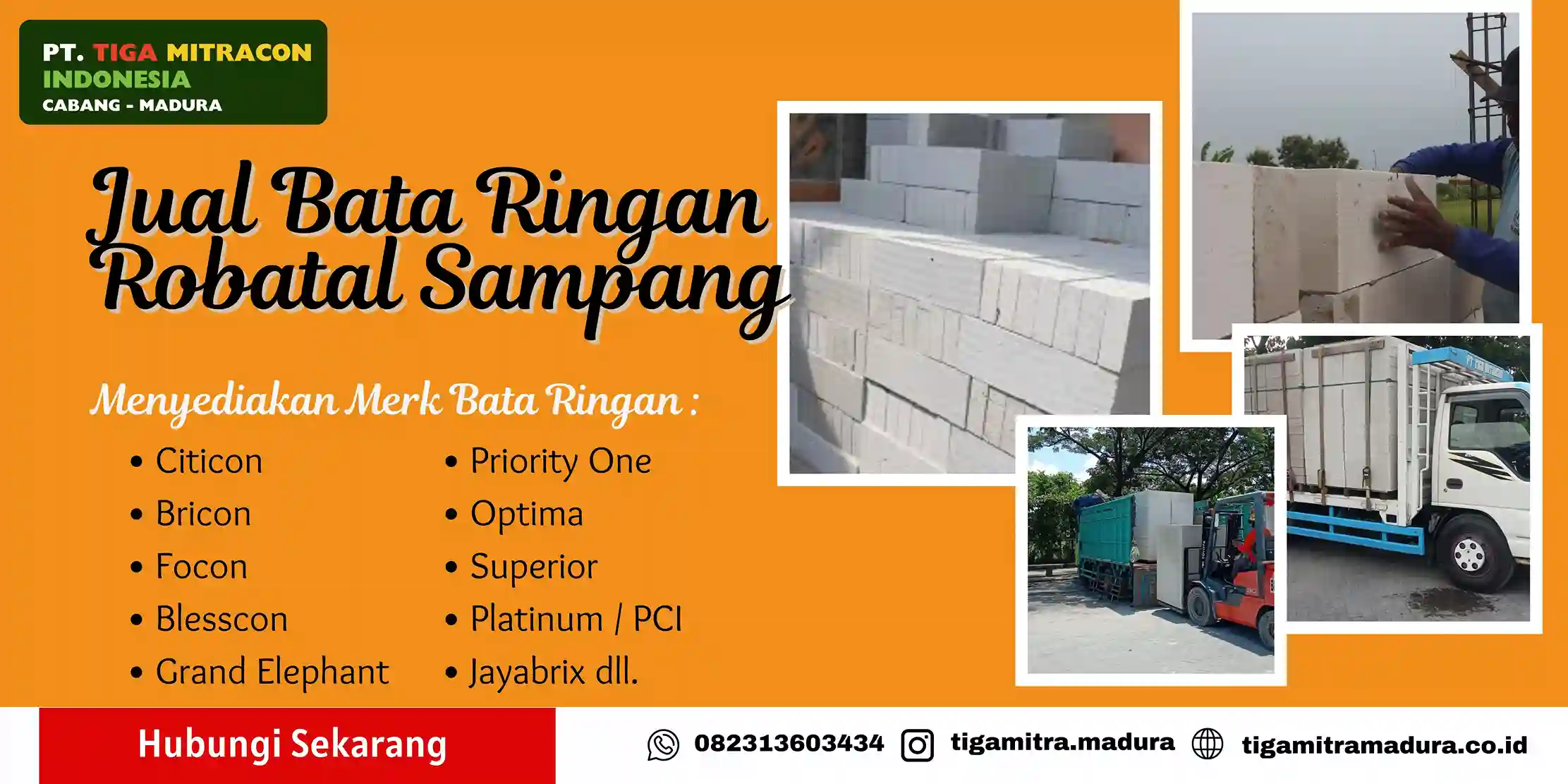 Jual Bata Ringan Robatal Sampang