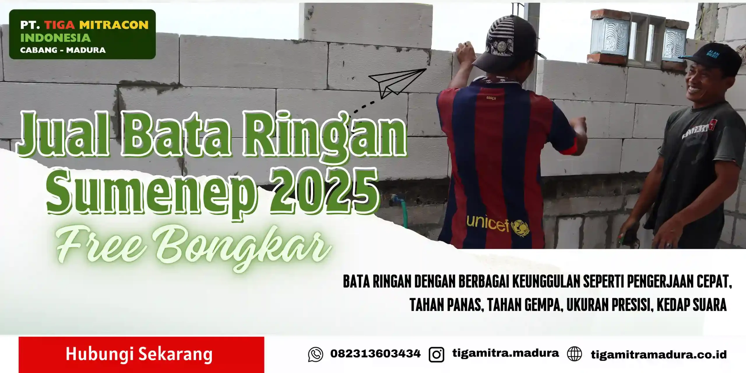 Jual Bata Ringan Sumenep 2025