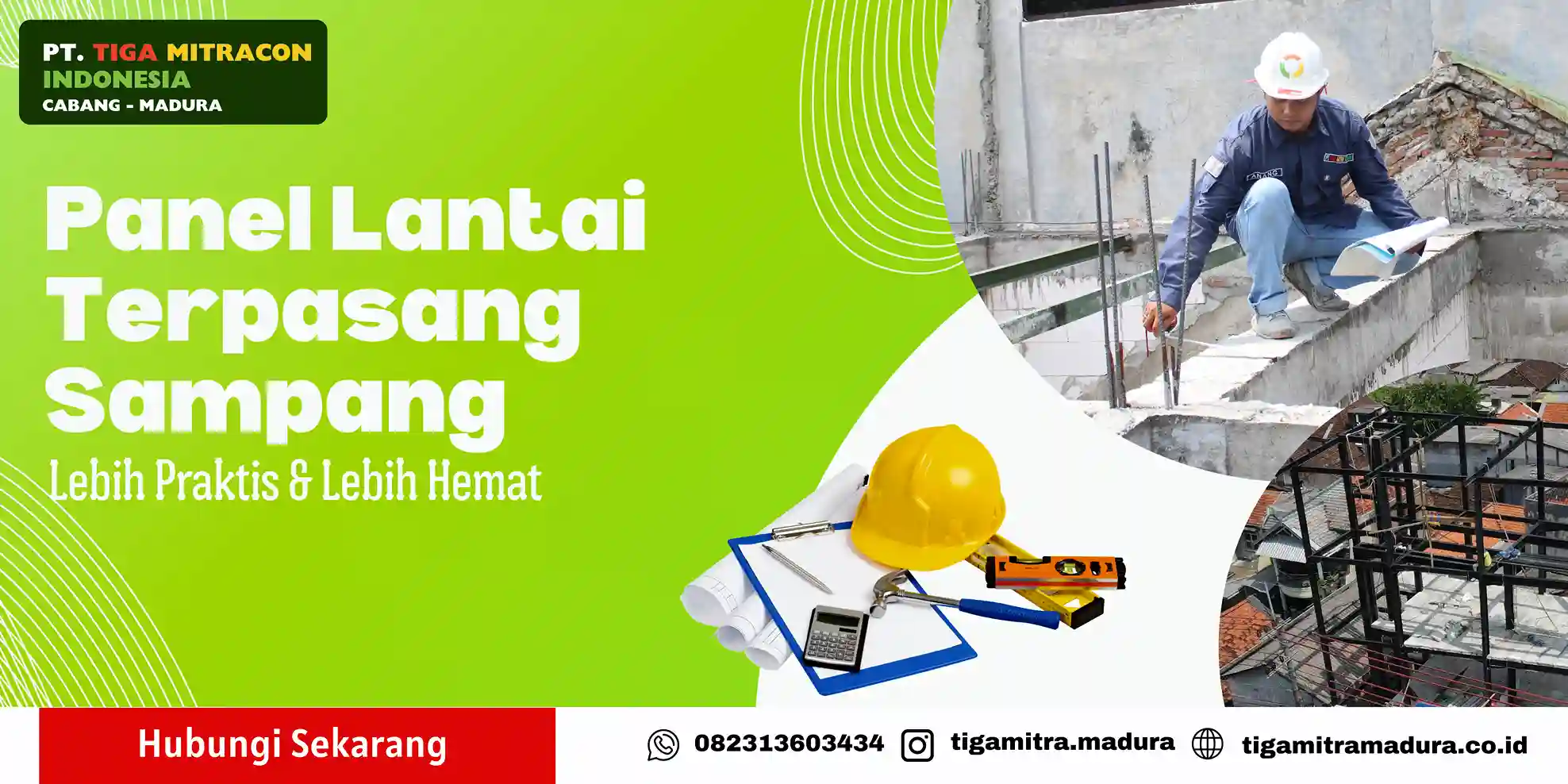 Panel Lantai Terpasang Sampang